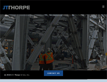 Tablet Screenshot of jtthorpe.com